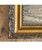 Rustic European 1950s Signed Jeno Karpathy Hungarian Landscape Painting in Gilt Frame For Sale - Image 3 of 7