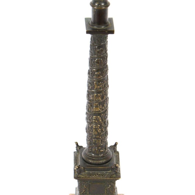 Brown Grand Tour Patinated Bronze Model of Trajan's Column, Early 19th Century For Sale - Image 8 of 16