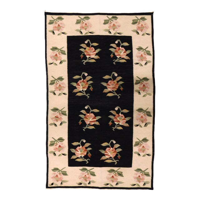 Hand Woven Turkish Kilim. 3'1"x 5'1" For Sale