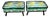 Pair of Gucci Tiger Jacquard Stools For Sale