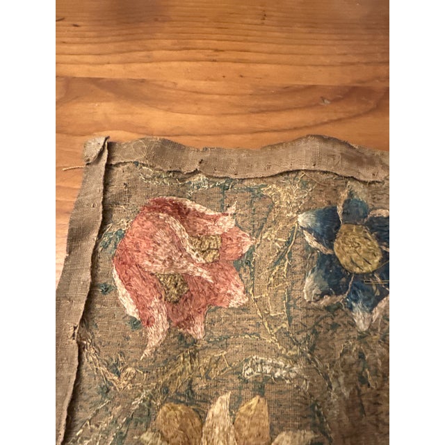 Late 18th Century Early 19th Century Silk Embroidery Fabric For Sale - Image 18 of 18
