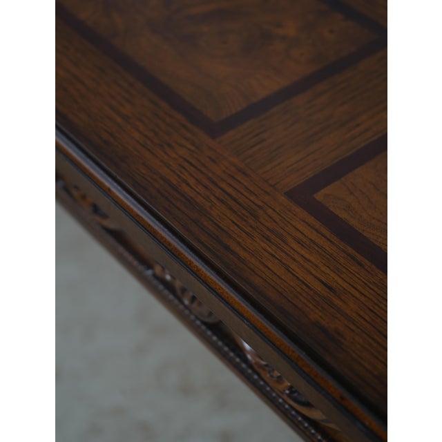 Wood Henredon French Louis XVI Walnut Dining Room Table For Sale - Image 7 of 18