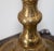 Vintage Anglo-Indian Engraved Brass Candlestick Table Lamp, Circa 1950 For Sale - Image 16 of 18