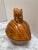 Sweet whimsical pottery ceramic large nut canister with a squirrel ️ on the top/handle. Perfect kitchen or decor accent...