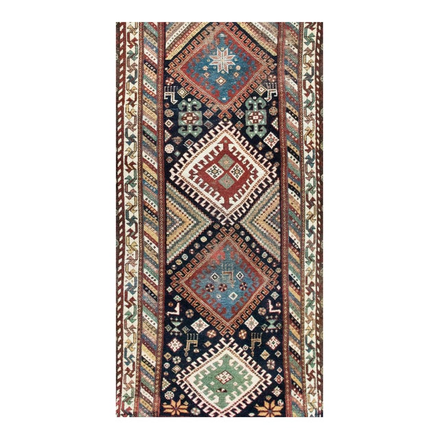 Early 20th Century Persian Qashqai Runner For Sale