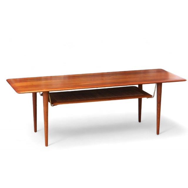FD 516 Coffee Table in Teak by Peter Hvidt & Orla Mølgaard-Nielsen for France & Søn / France & Daverkosen, 1950s For Sale - Image 6 of 18