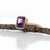 2.1ct Zambian Amethyst Ring With Natural Diamonds Accents: Solid 14k Gold, 9x7mm For Sale In Columbus - Image 6 of 8