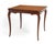 A very nice French Louis XV style game or card table on tapered, square cabriole legs. The square playing surface is inset...