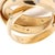 0.75ctw Diamond Twisted Band Rings, 18k Yellow Gold, Ring Size 4.5 For Sale - Image 4 of 6