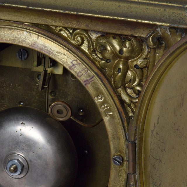Late 19th Century Tiffany & Co. Bronze Cherub Mantel Clock For Sale - Image 10 of 10