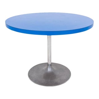 Mid-Century Modern Chrome Pedestal Table For Sale