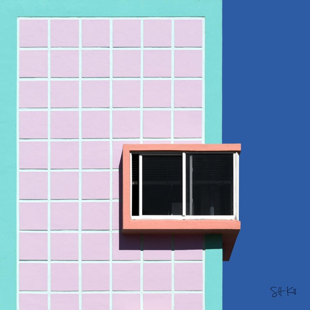 Each piece is an original work by artist Garrett Knoll, printed and framed by hand in Brooklyn, New York. The image is...