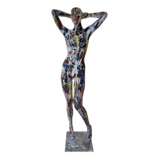Silvio Formichetti, Life-Size Sculpture of a Woman, 2000s, Resin For Sale