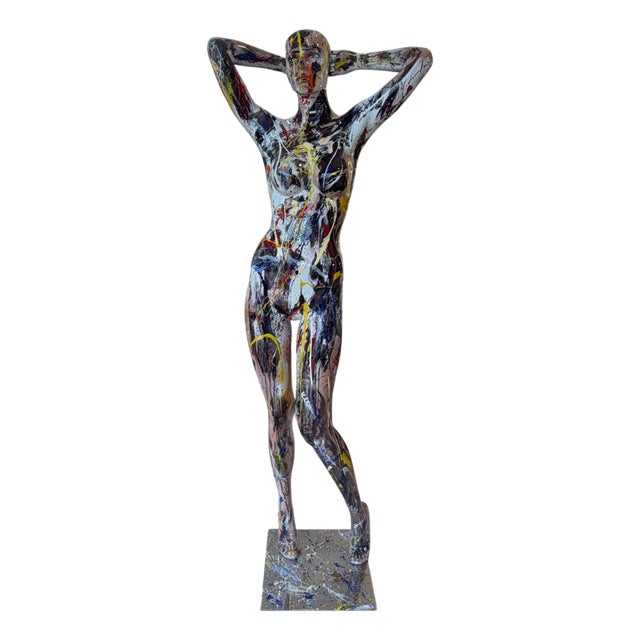 Silvio Formichetti, Life-Size Sculpture of a Woman, 2000s, Resin For Sale