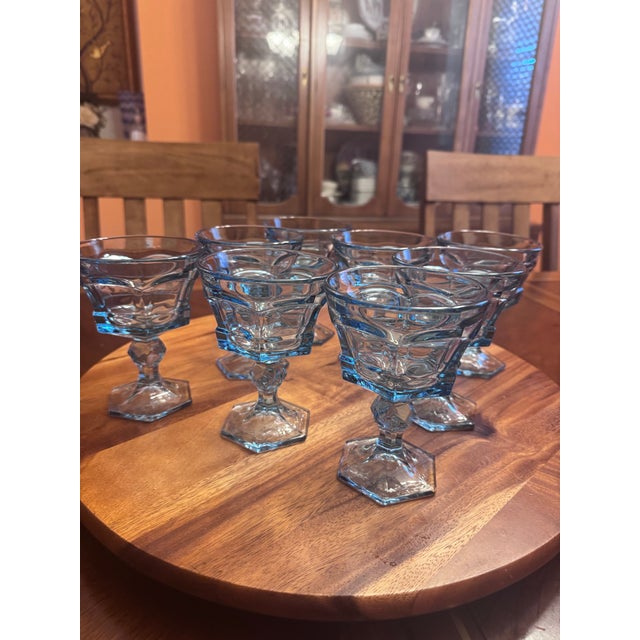 Fostoria 1980s Fostoria Champagne /Tall Sherbet Glasses a Set of 8 For Sale - Image 4 of 5