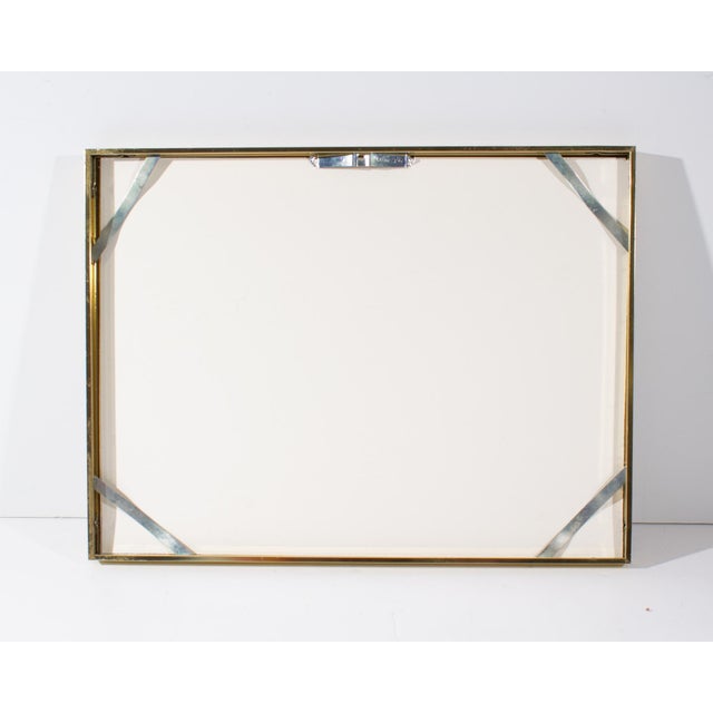 Yellow 1960s Ink and Watercolor Painting Harry Hilson For Sale - Image 8 of 8