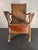 Art Deco Wabi Sabi Colonial Rattan and Faux Leather Oil Cloth Armchair, 1920s For Sale - Image 18 of 18