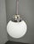 Czech Bauhaus Chandelier with Opaline Glass Globes, 1940s For Sale - Image 9 of 17