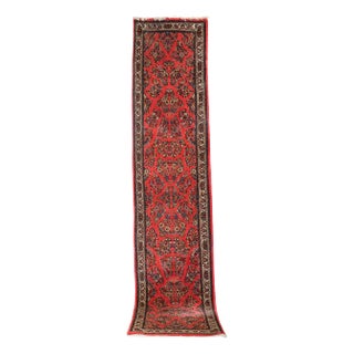 Turkish Red Hallway Runner Rug For Sale