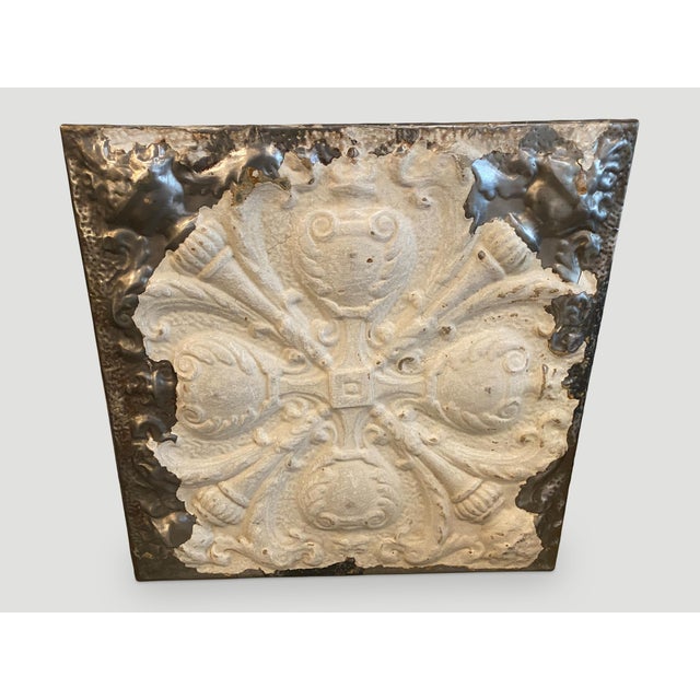 Antique Tin Ceiling Remnant For Sale - Image 12 of 18