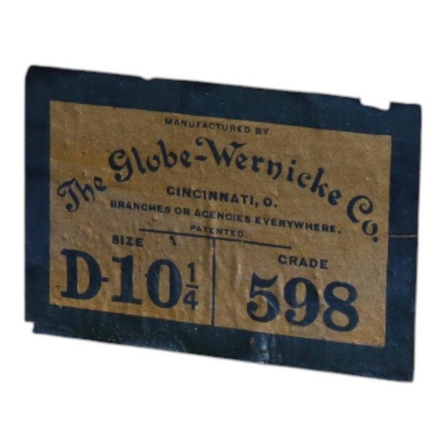 Globe Wernicke Antique Globe Wernicke Arts & Crafts Mahogany 2-Stack Barrister Bookcase Circa 1920 For Sale - Image 4 of 7