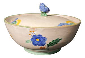 Vintage Vietri Ceramic Tureen, 1920s