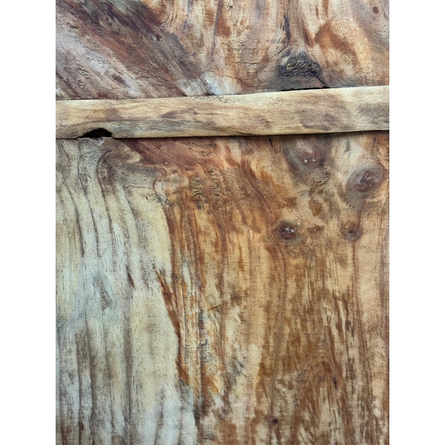 Oversized Rectangle Wood Serving Charcuterie Board For Sale In Los Angeles - Image 6 of 7
