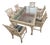 Palm Beach Chinese Chippendale/Pagoda Dining Set For Sale