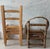 American Miniature Rustic Handmade Wooden Chairs For Sale - Image 3 of 7