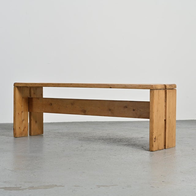 Pine Bench from Les Arcs, France, 1973 For Sale - Image 8 of 12