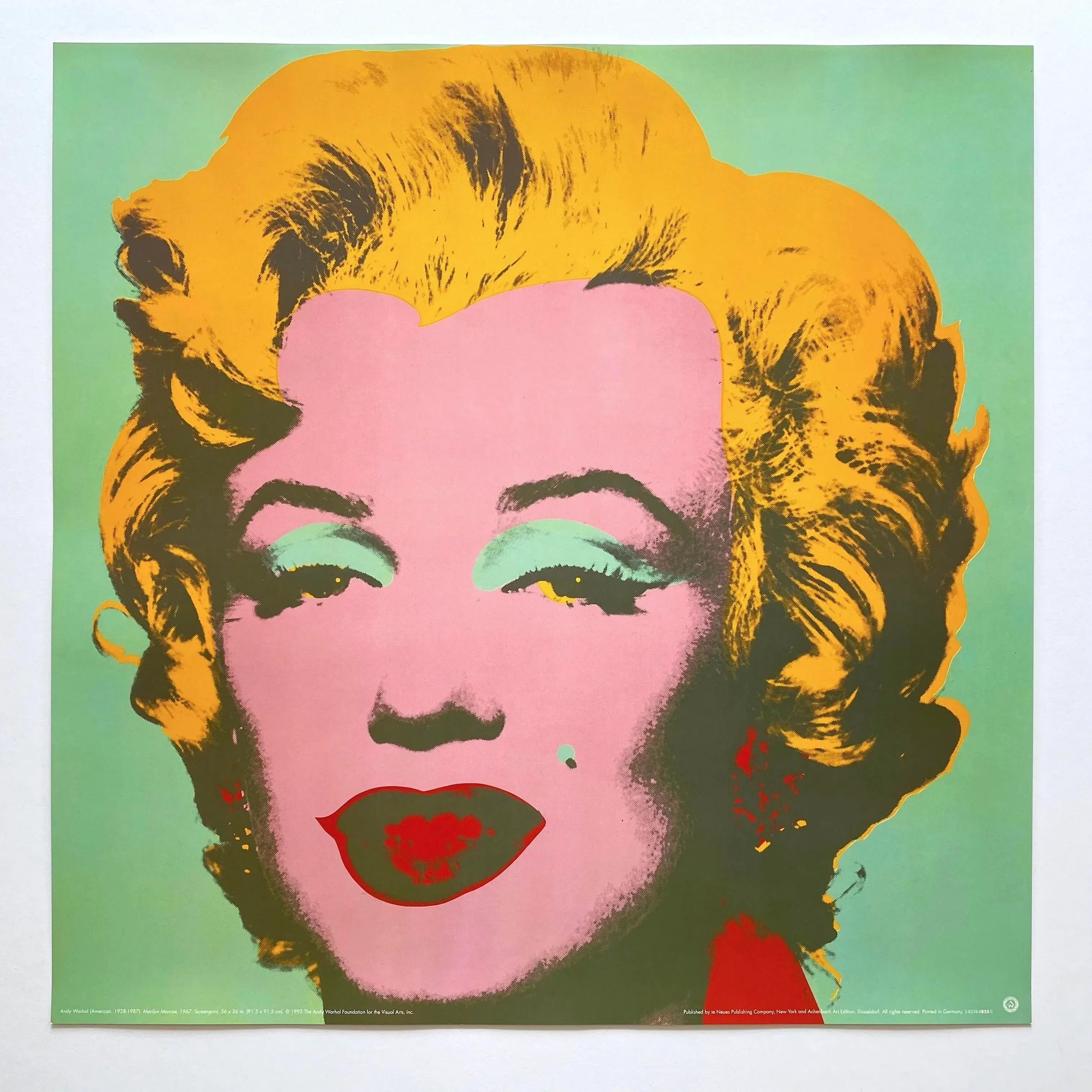 Andy Warhol Foundation Vintage 1993 Lithograph Print Extra Large