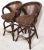 Offering One Of Our Recent Palm Beach Estate Fine Furniture Acquisitions Of A Set of 2 HOOKER Bamboo Rattan Leather Swivel...
