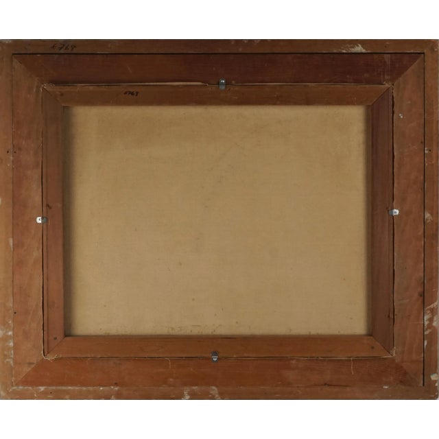 Early 20th Century "The Prospector at Dusk" Donkey with Landscape Oil Painting by George Sanders Bickerstaff, Framed For Sale In Monterey, CA - Image 6 of 6