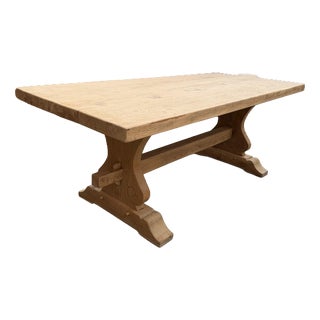Monastery Style Oak Table For Sale