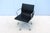 Herman Miller Mid-Century Herman Miller Eames Aluminum Group Black Leather Management Chair For Sale - Image 4 of 12
