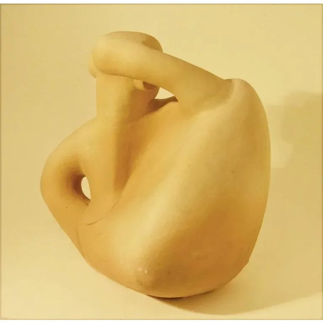 Red Sculpture Ceramic Figurative in Terracotta For Sale - Image 8 of 10
