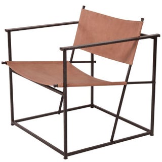 Jacques Garcia Baker Furniture Iron Arm Chair For Sale