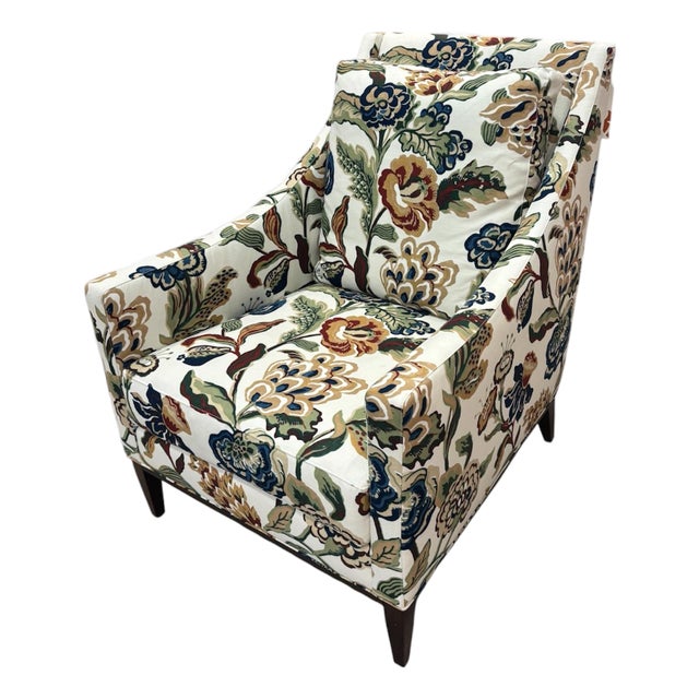 Traditional Lounge Chair For Sale