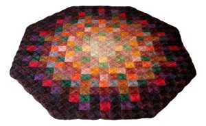 Sisal Rug in the style of Verner Panton, 1970s