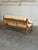 Teak Beige Loveseat Settee Sofa Lounge Upholstered Furniture in Style of Domino Mobler Denmark 1960s For Sale - Image 4 of 10
