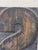 Brown Letter "S" Woodblock Wall Hanging, Vintage For Sale - Image 8 of 12
