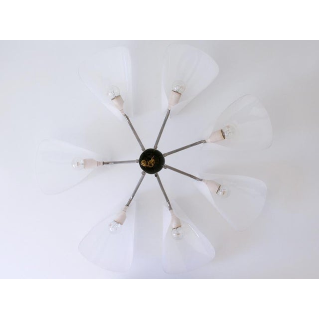 7-Armed Pendant Lamp, Germany, 1950s For Sale - Image 18 of 18