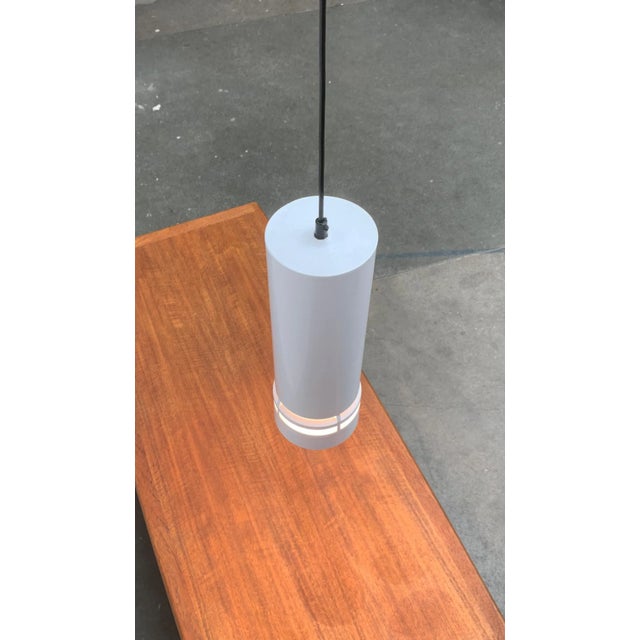 Vintage Danish Pipeline Pendant Lamp by Ole Pless Jørgensen for Nordisk Solar For Sale - Image 3 of 18