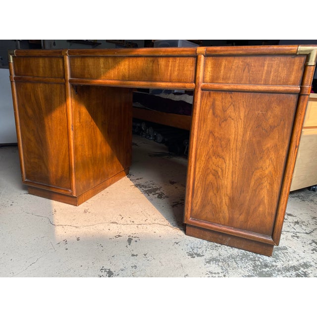 Vintage MidCentury Accolade Drexel Campaign Desk Chairish