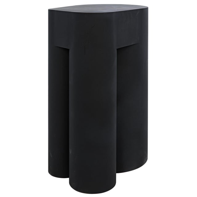 NOIR Blair Side Table in Black Metal For Sale - Image 9 of 9