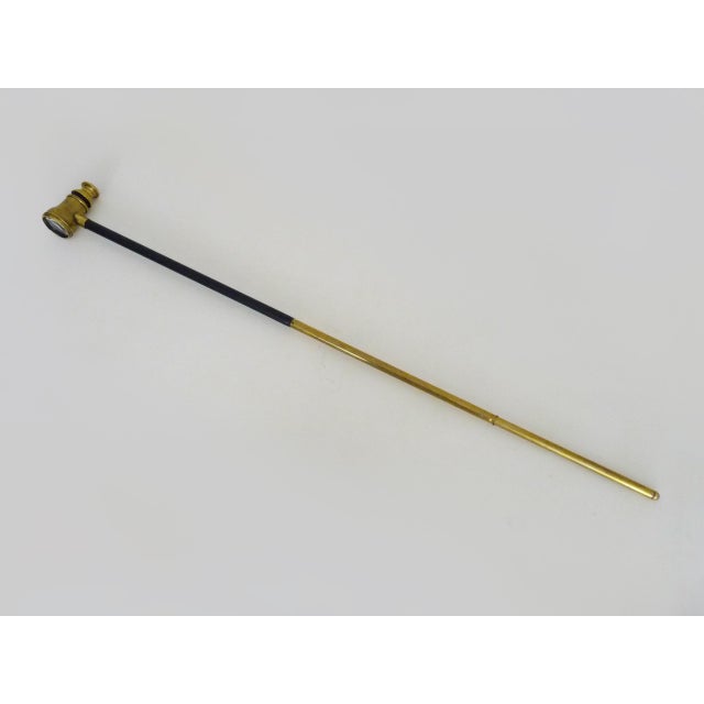 Early 20th Century Wooden Walking Stick with Retractable Spyglass System Walking Stick with Spyglass System The stick...