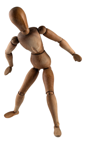 Wooden Articulated Artist Mannequin, 1950s