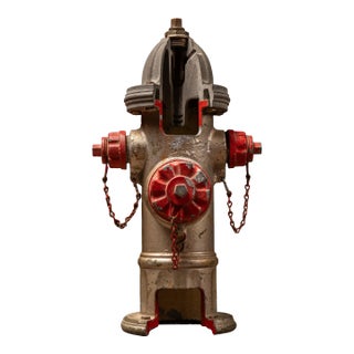 Vintage Cast Aluminum Fire Hydrant Cross-Section Demonstration Mod For Sale