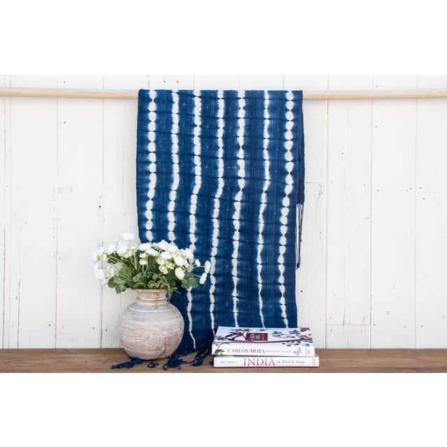 Textile Adire African Mud Cloth For Sale - Image 7 of 7