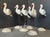 1960s Cast Cement Painted Seagulls - Set of 6 For Sale - Image 4 of 12